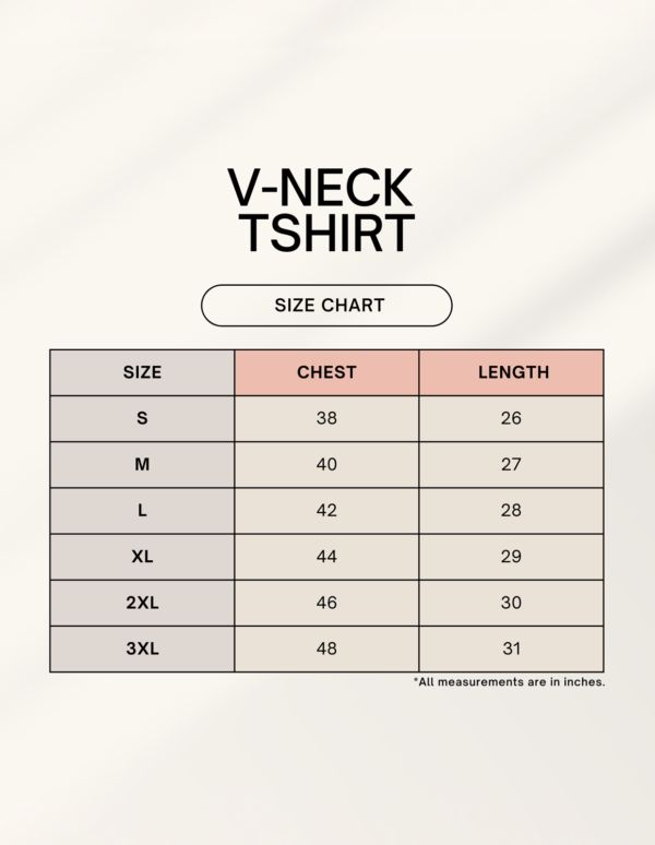 Unisex V Neck T-Shirt