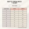 Boy's Crew Neck T-Shirt