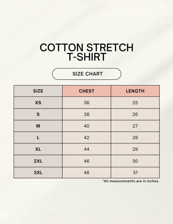1749899606sizechart.png Unisex Stretch T-shirt